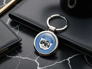 Personalised Motorcycle Keyring Alloy Style